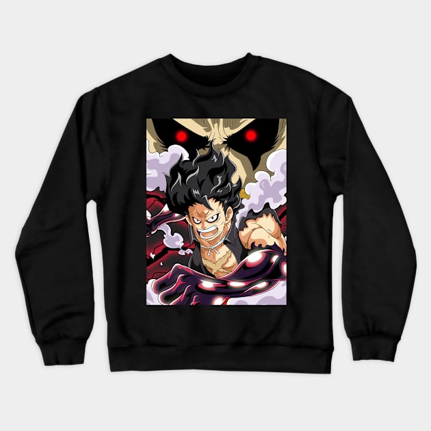 Luffy Vs. Katakuri Crewneck Sweatshirt by Rjay21